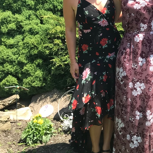 Lulus asymmetric Sz small worn once black dress - Picture 4 of 4